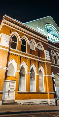 Ryman Auditorium at night